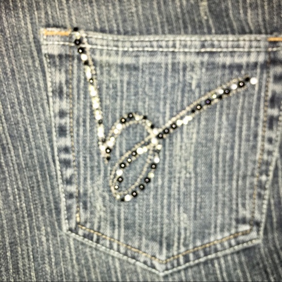 🌟HP🌟Bebe Kayla Distessed 5 Pkt Jeans NWT 32Waist - Picture 5 of 7
